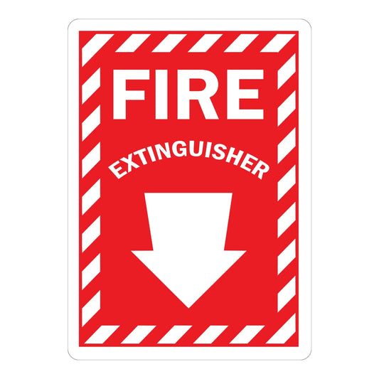 Fire Extinguisher (With Downward Arrow)