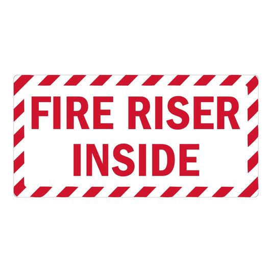 Warning: Fire Riser Inside