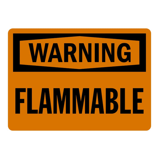 OSHA Warning: Flammable