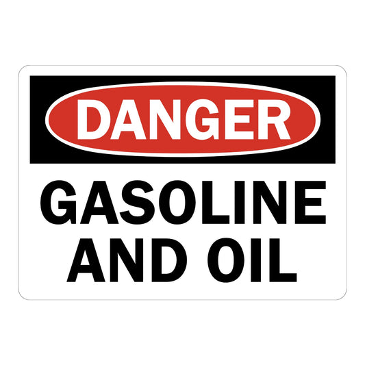 OSHA Danger: Gasoline And Oil