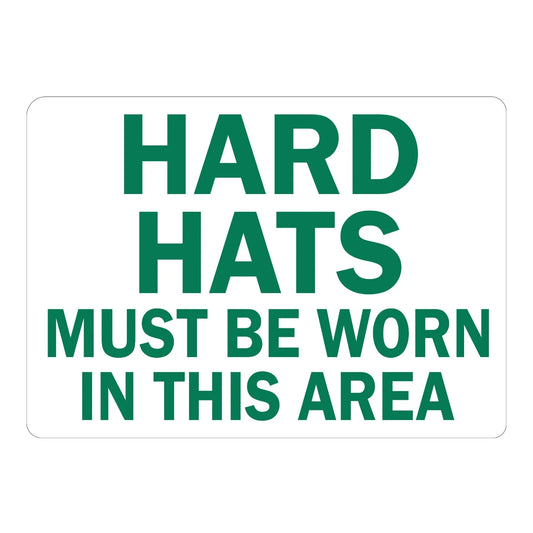 Warning: Hard Hats Must Be Worn in This Area