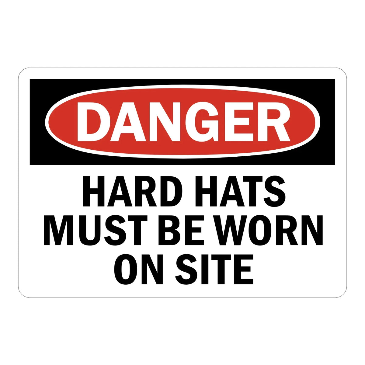 OSHA Danger: Hard Hats Must Be Worn on Site
