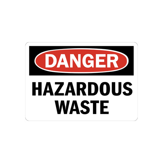 OSHA Danger: Hazardous Waste