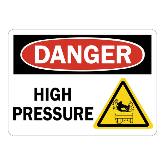 OSHA Danger: High Pressure (With Graphic)