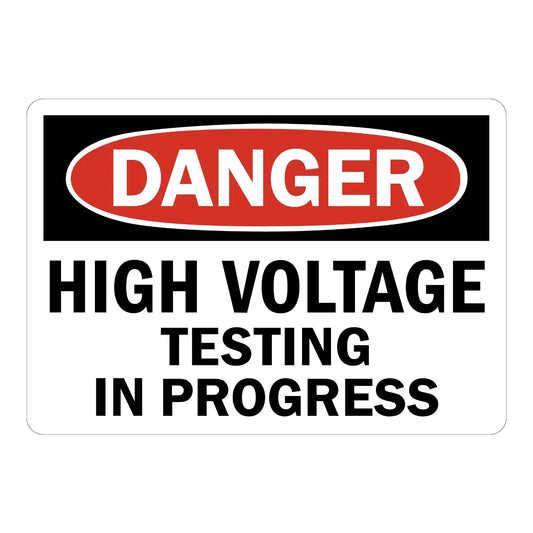 OSHA Danger: High Voltage Testing in Progress