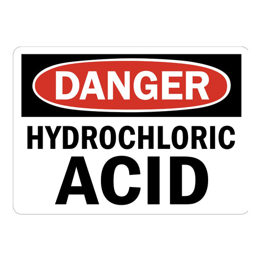 OSHA Danger: Hydrochloric Acid