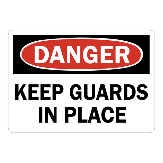 OSHA Danger: Keep Guards In Place