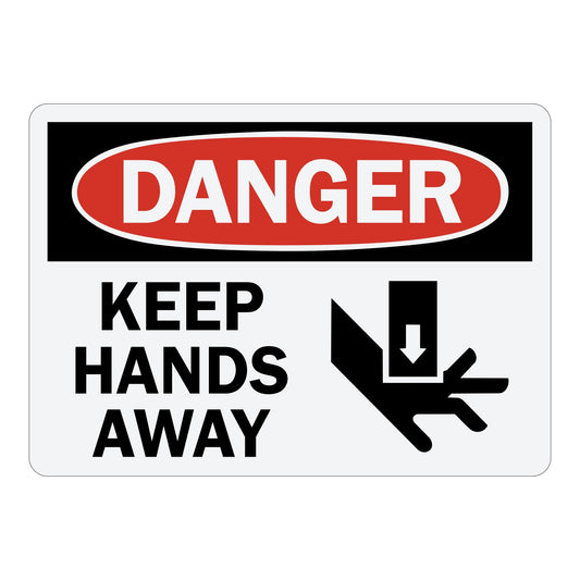 OSHA Danger: Keep Hands Away (With Graphic)