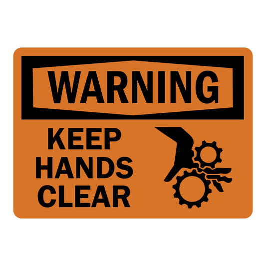 OSHA Warning: Keep Hands Clear