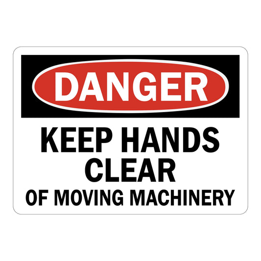 OSHA Danger: Keep Hands Clear Of Moving Machinery