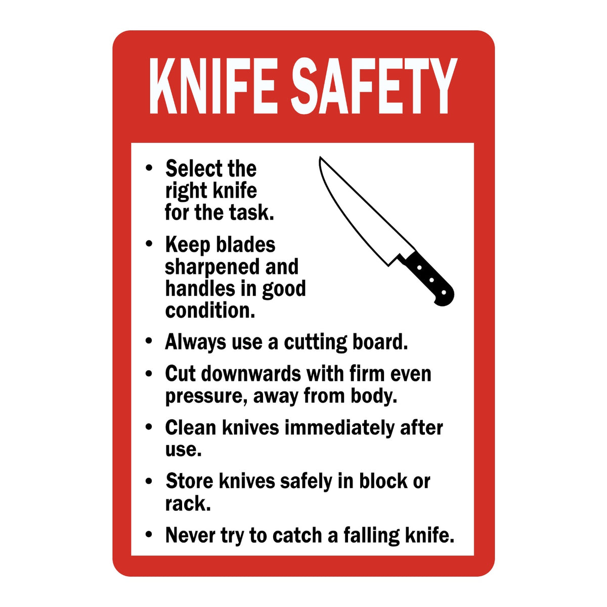 Food Safety: Knife Safety Guidelines