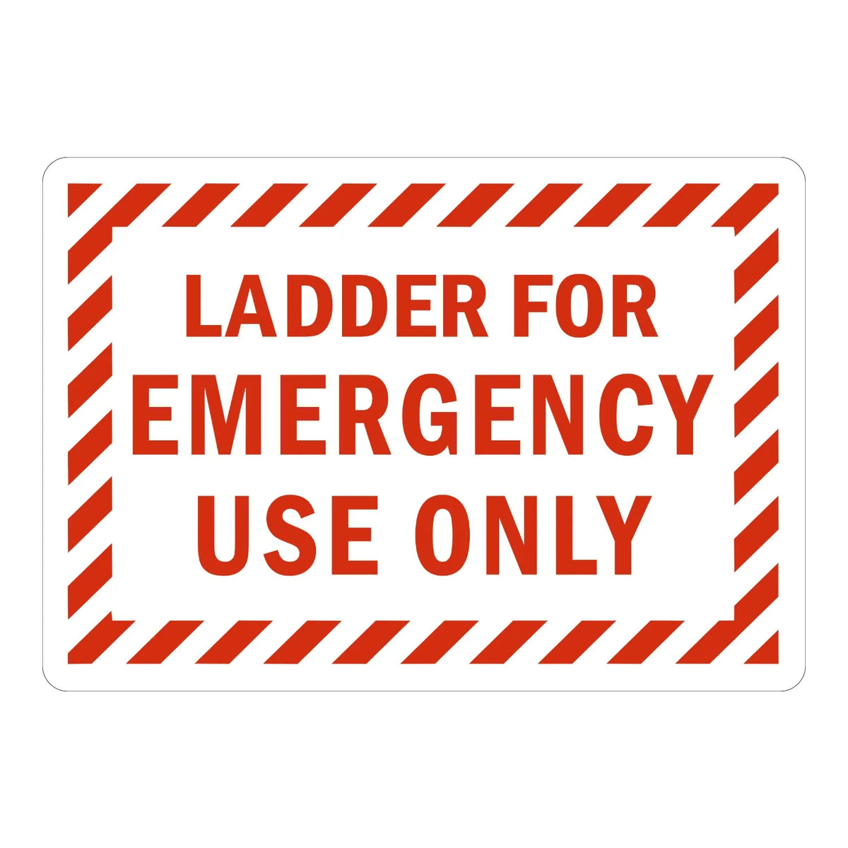 Warning: Ladder for Emergency Use Only
