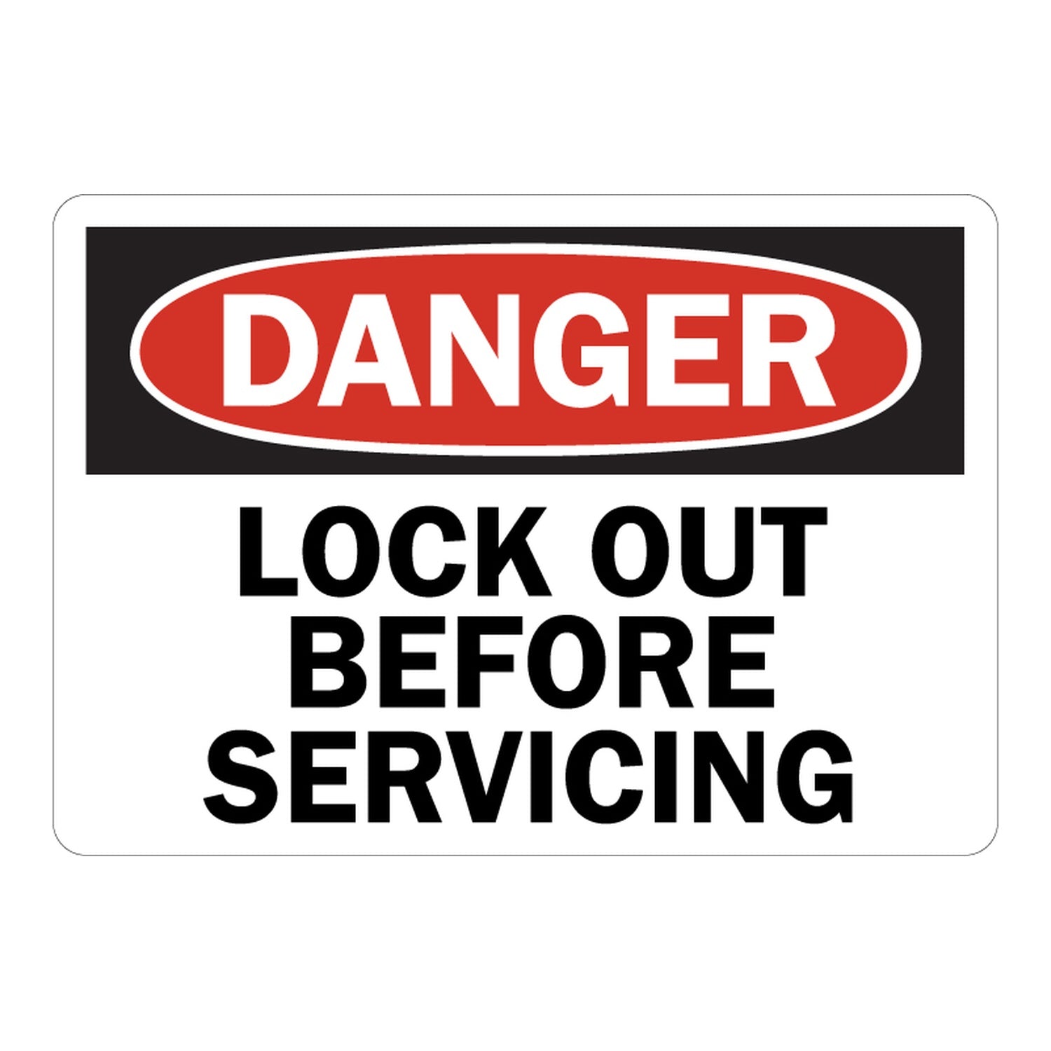 OSHA Danger: Lock Out Before Servicing