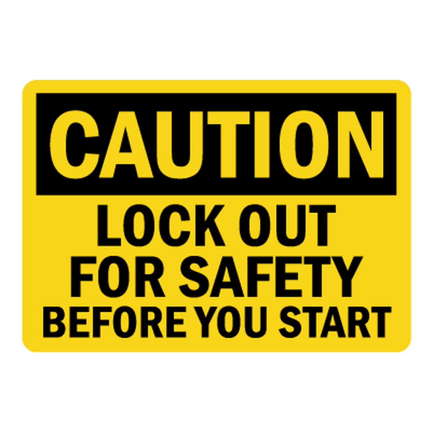 OSHA Caution: Lock Out For Safety Before You Start