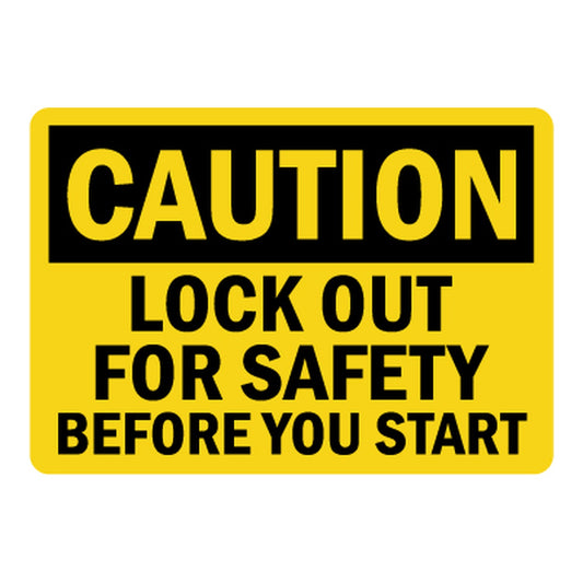 OSHA Caution: Lock Out For Safety Before You Start