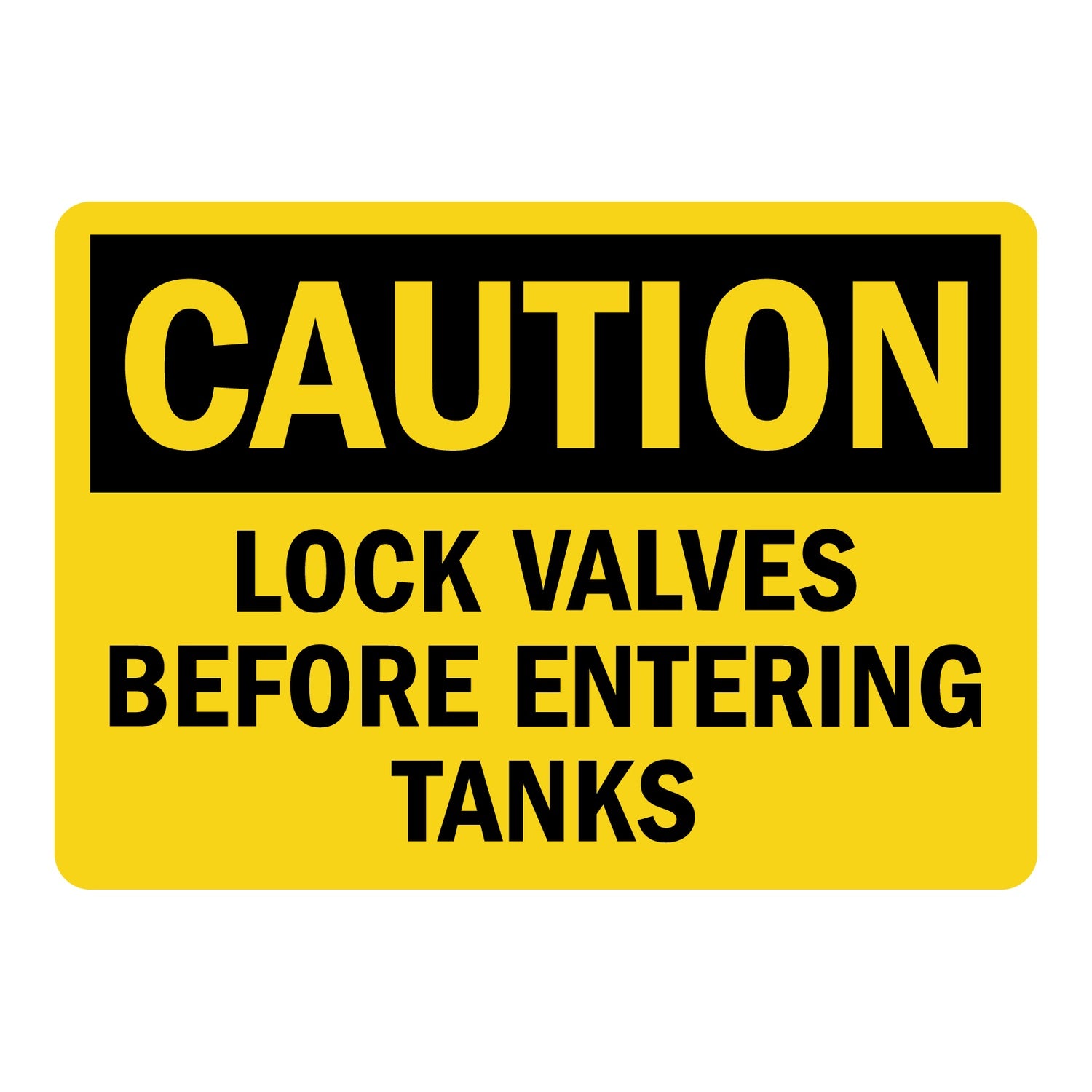 OSHA Caution: Lock Valves Before Entering Tanks
