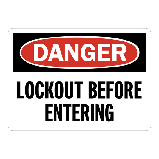 OSHA Danger: Lockout Before Entering
