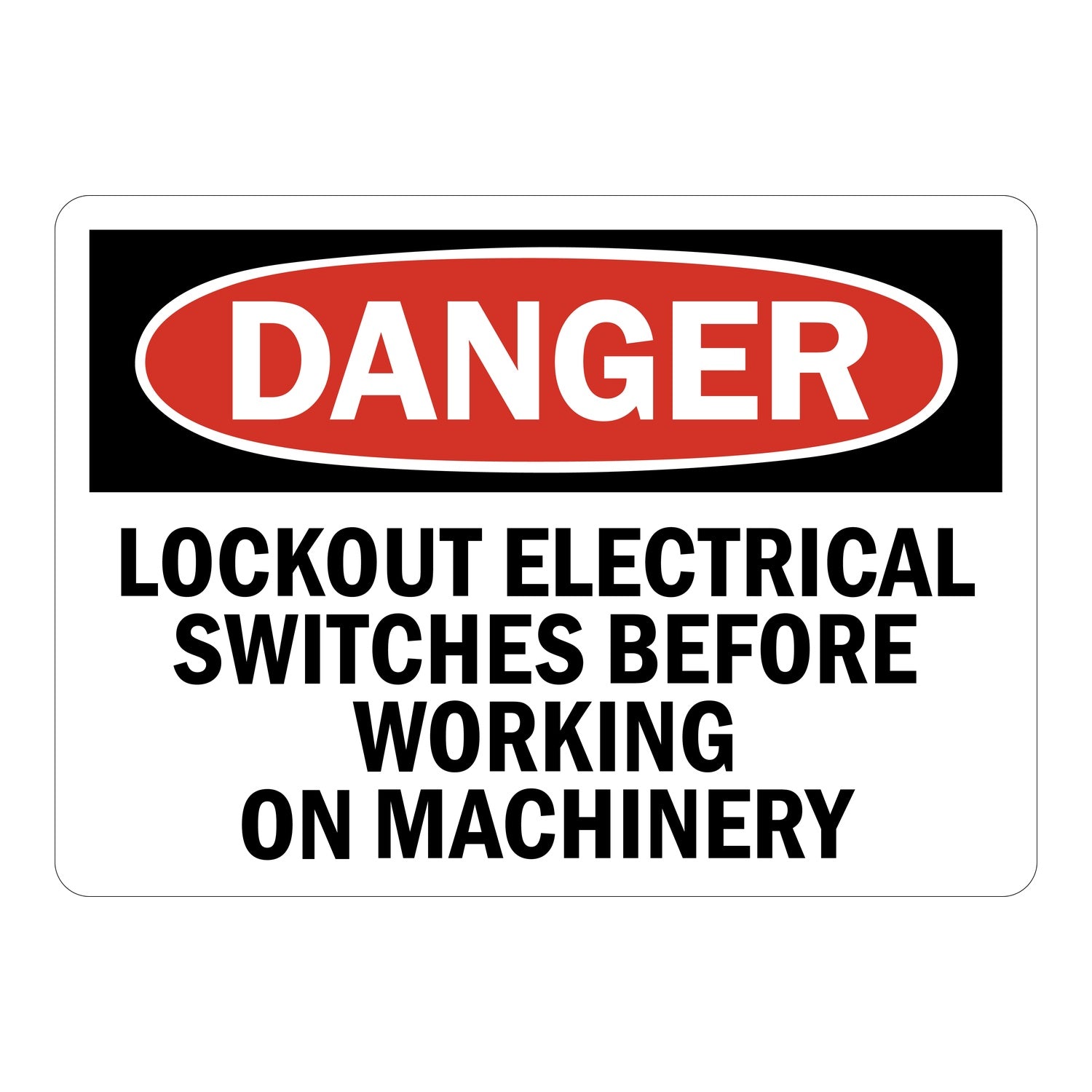 OSHA Danger: Lockout Electrical Switches Before Working On Machinery