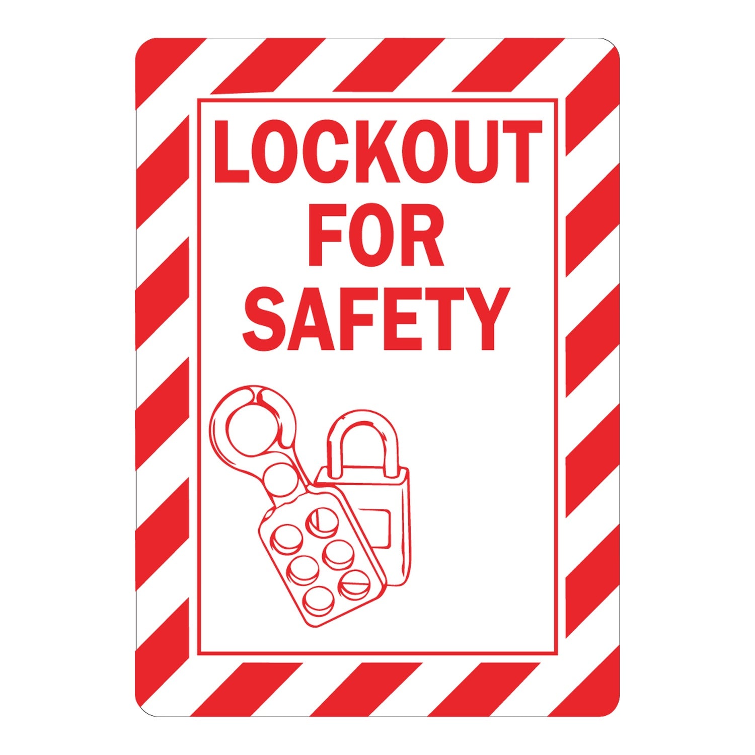 Lockout For Safety With Graphic