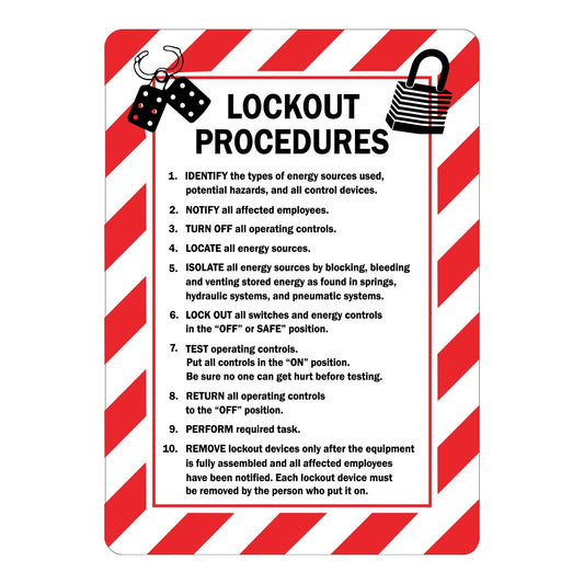 Lockout Procedures (with graphic)