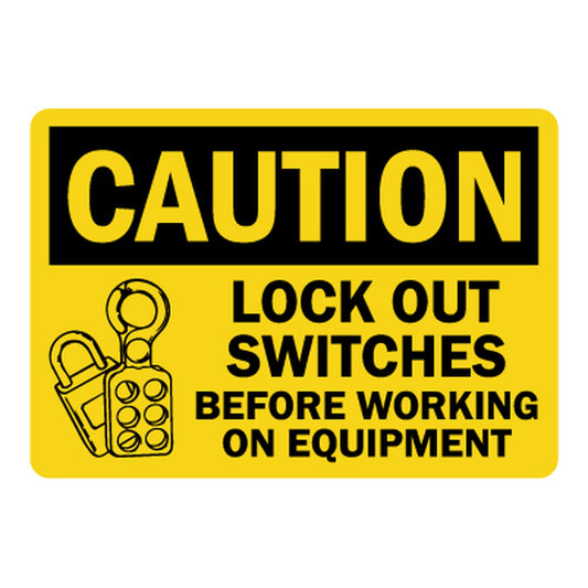 OSHA Caution: Lockout Switches Before Working On Equipment