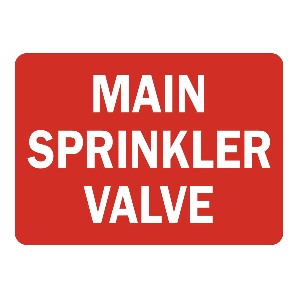 Main Sprinkler Valve