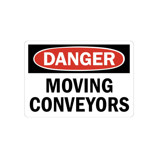 OSHA Danger: Moving Conveyors