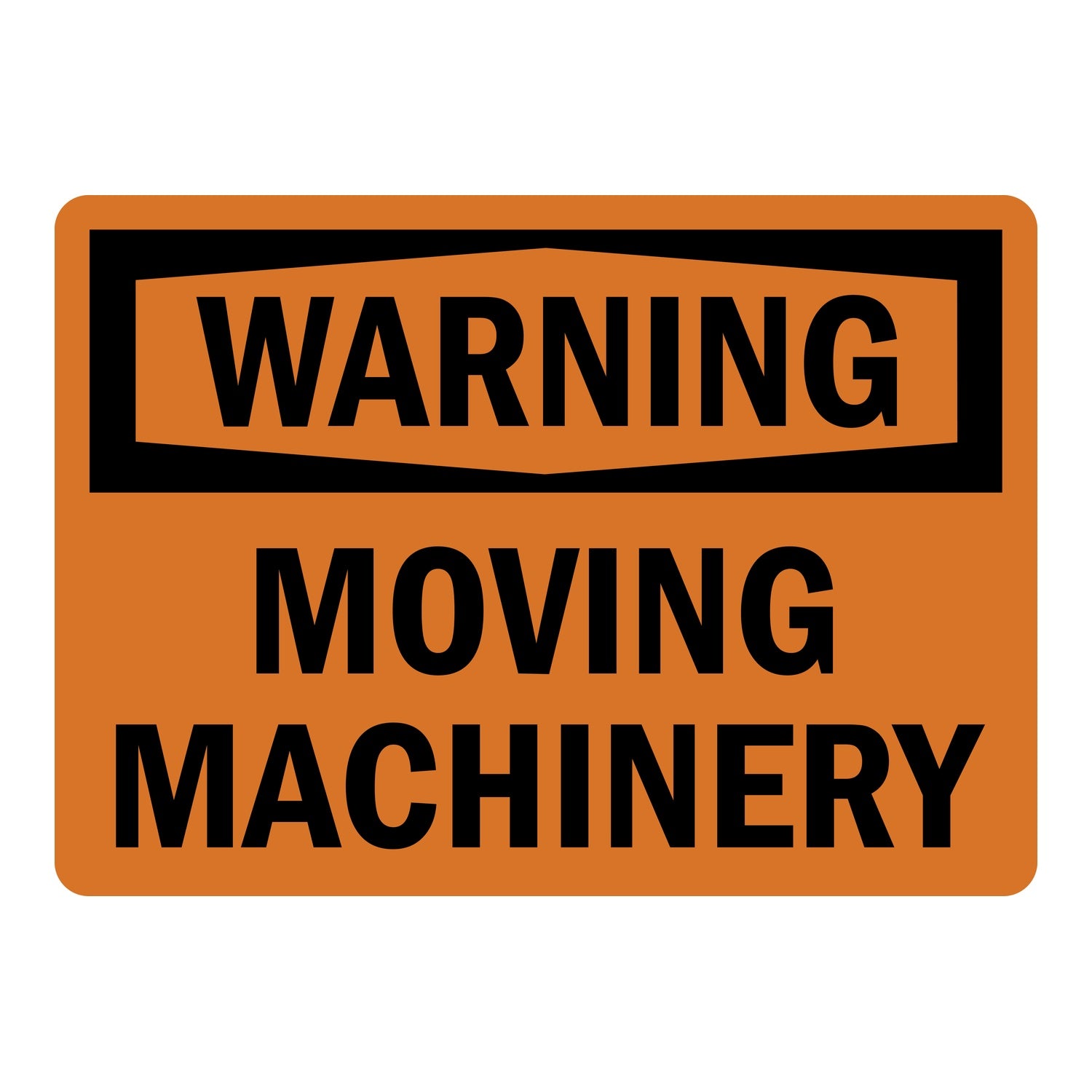 OSHA Warning: Moving Machinery