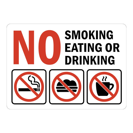 No Smoking, Eating, or Drinking (With Graphic)