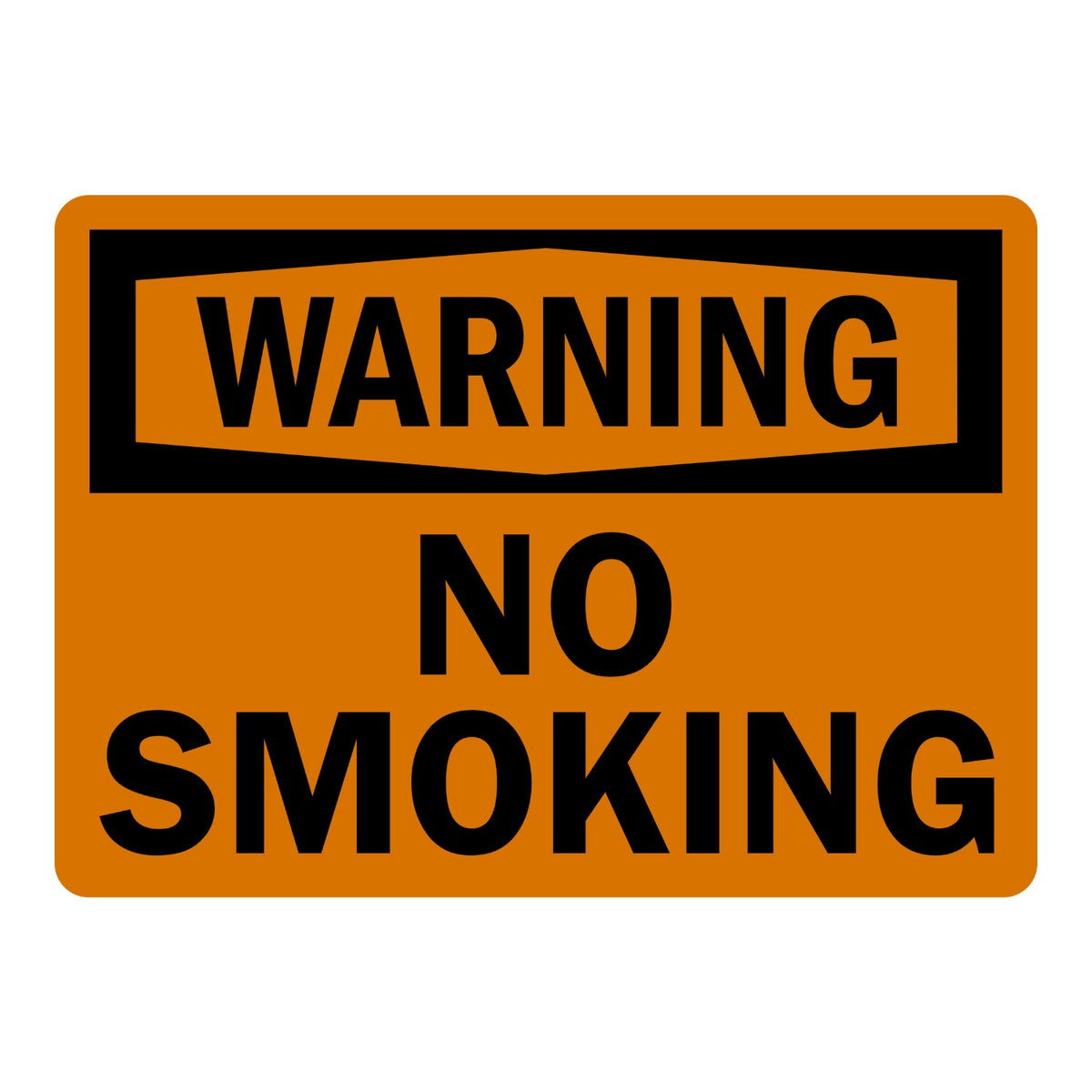 OSHA Warning: No Smoking
