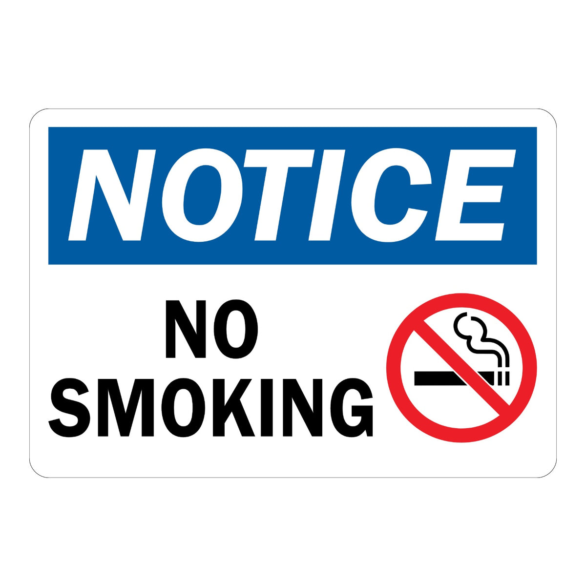 OSHA Notice: No Smoking (With Graphic)