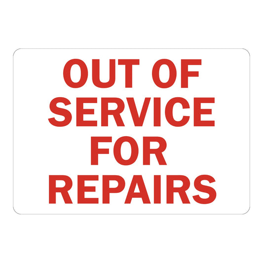 Notice: Out Of Service For Repairs