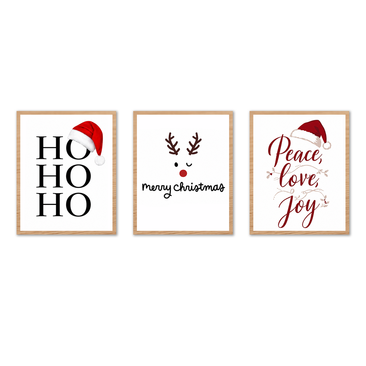 Merry Christmas Peace Love Joy Poster