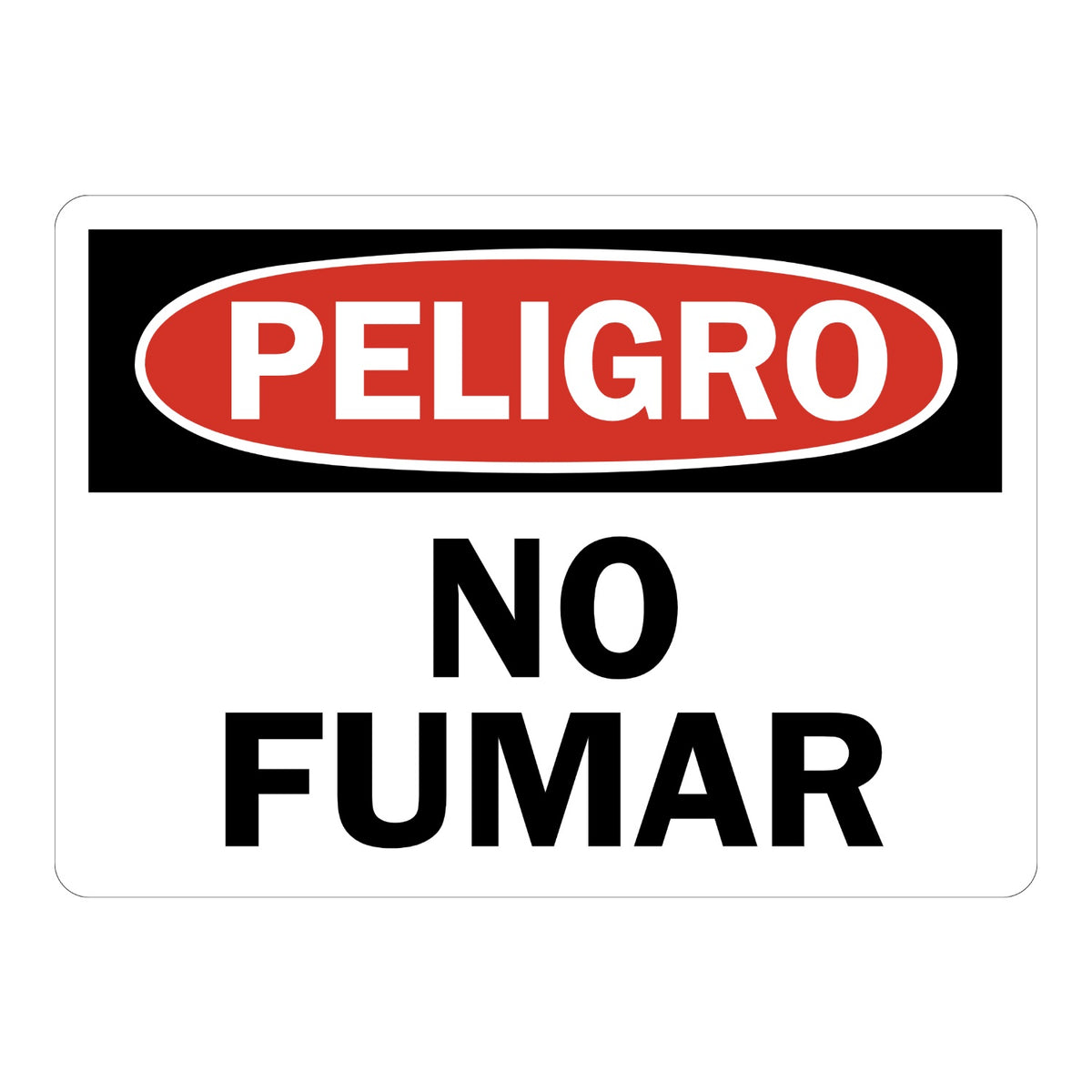Spanish OSHA Danger: Peligro - No Fumar