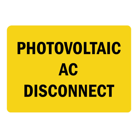 Photovoltaic AC Disconnect