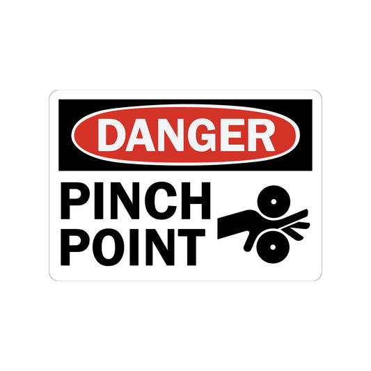 OSHA Danger: Pinch Point (With Graphic)