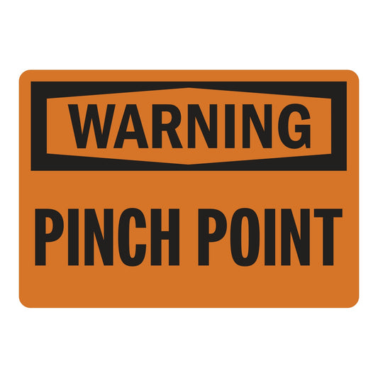 OSHA Warning: Pinch Point
