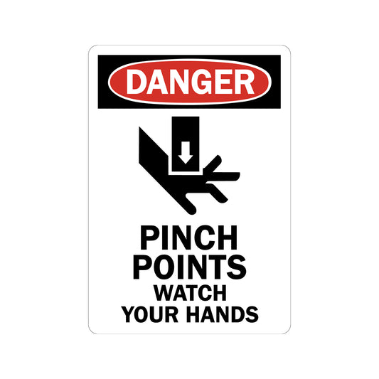 OSHA Danger: Pinch Points Watch Your Hands