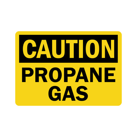 OSHA Caution: Propane Gas