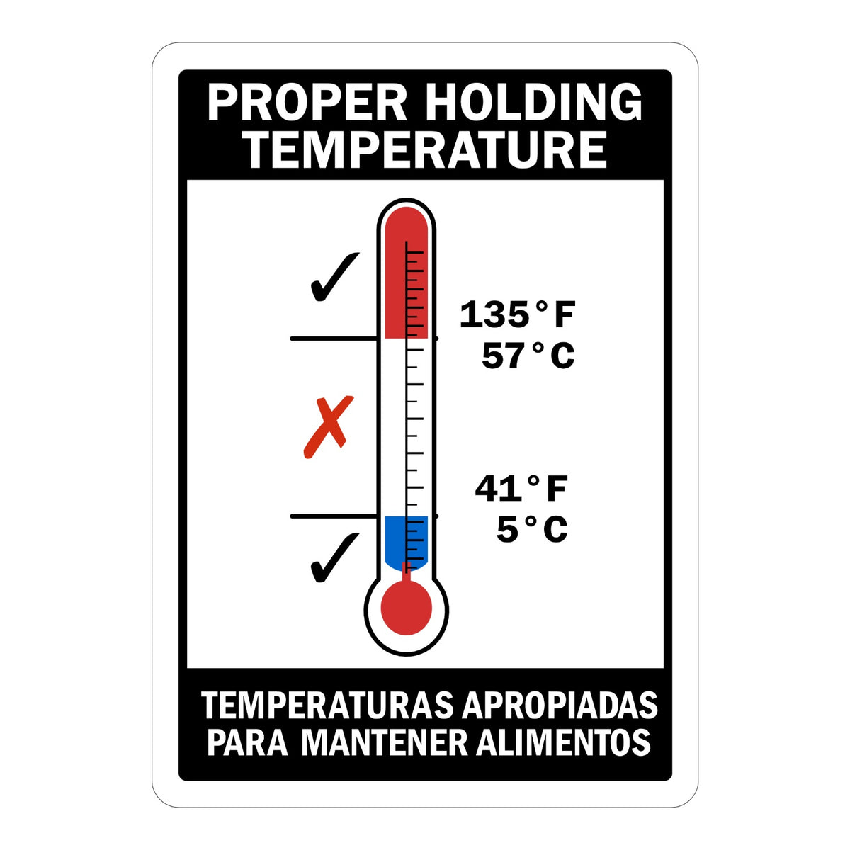Bilingual: Proper Holding Temperature