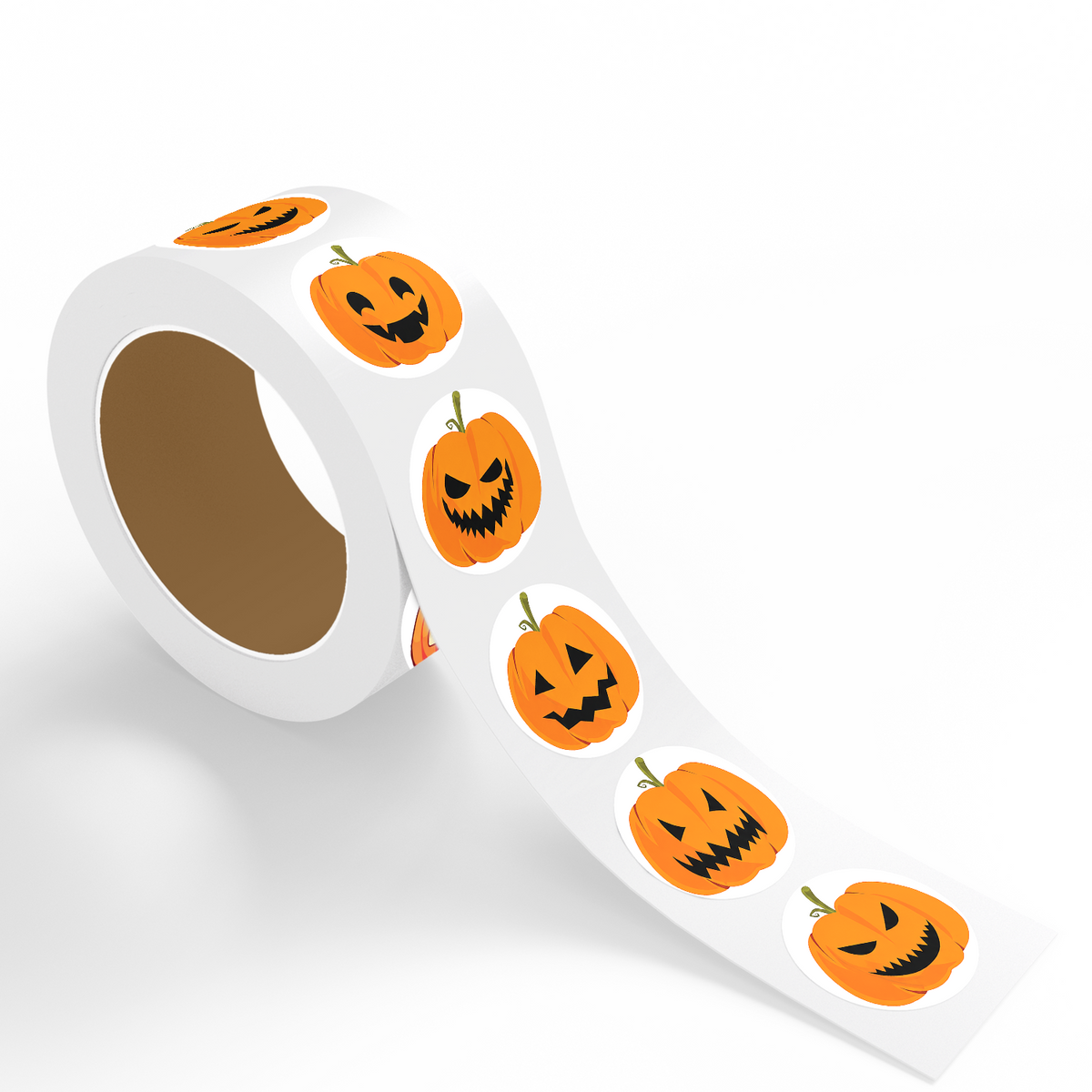 Spooky Jack-O’-Lantern Face Halloween Stickers