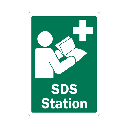 Safety Data Sheet Sign: SDS Station