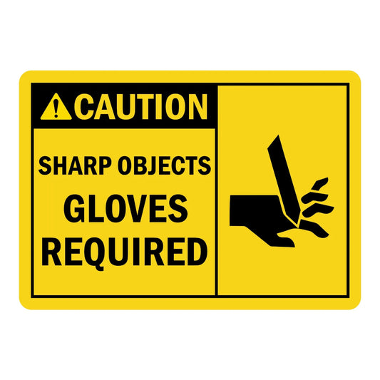Caution: Sharp Objects Gloves Required (With Graphic)