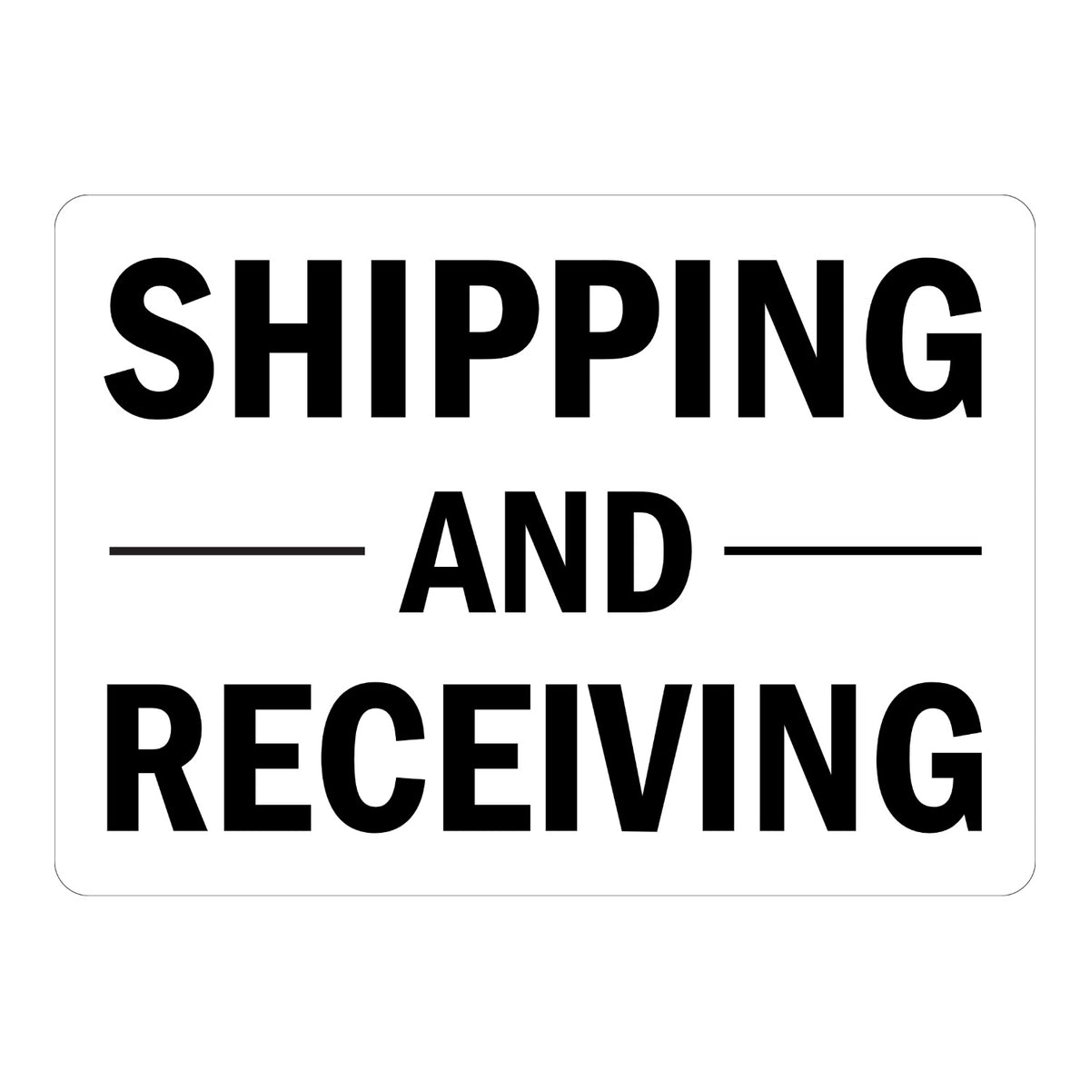 Shipping and Receiving