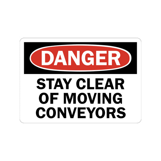 OSHA Danger: Stay Clear Of Moving Conveyors