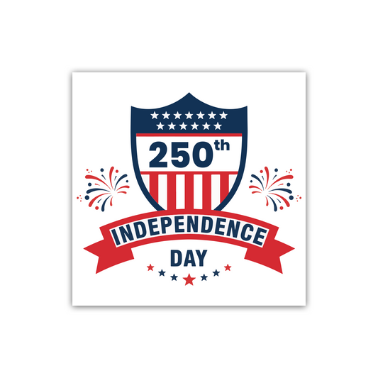 USA 250th Anniversary Sticker – 250th Independence Day Design