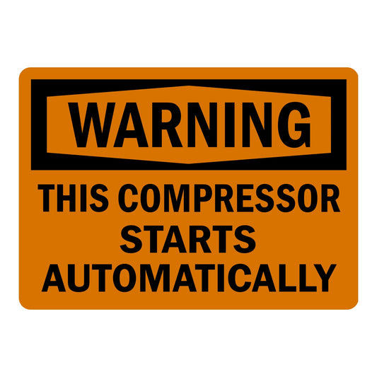 OSHA Warning: This Compressor Starts Automatically