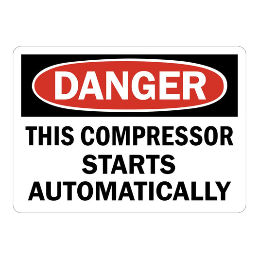 OSHA Danger: This Compressor Starts Automatically