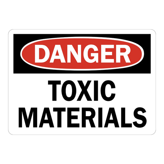 OSHA Danger: Toxic Materials