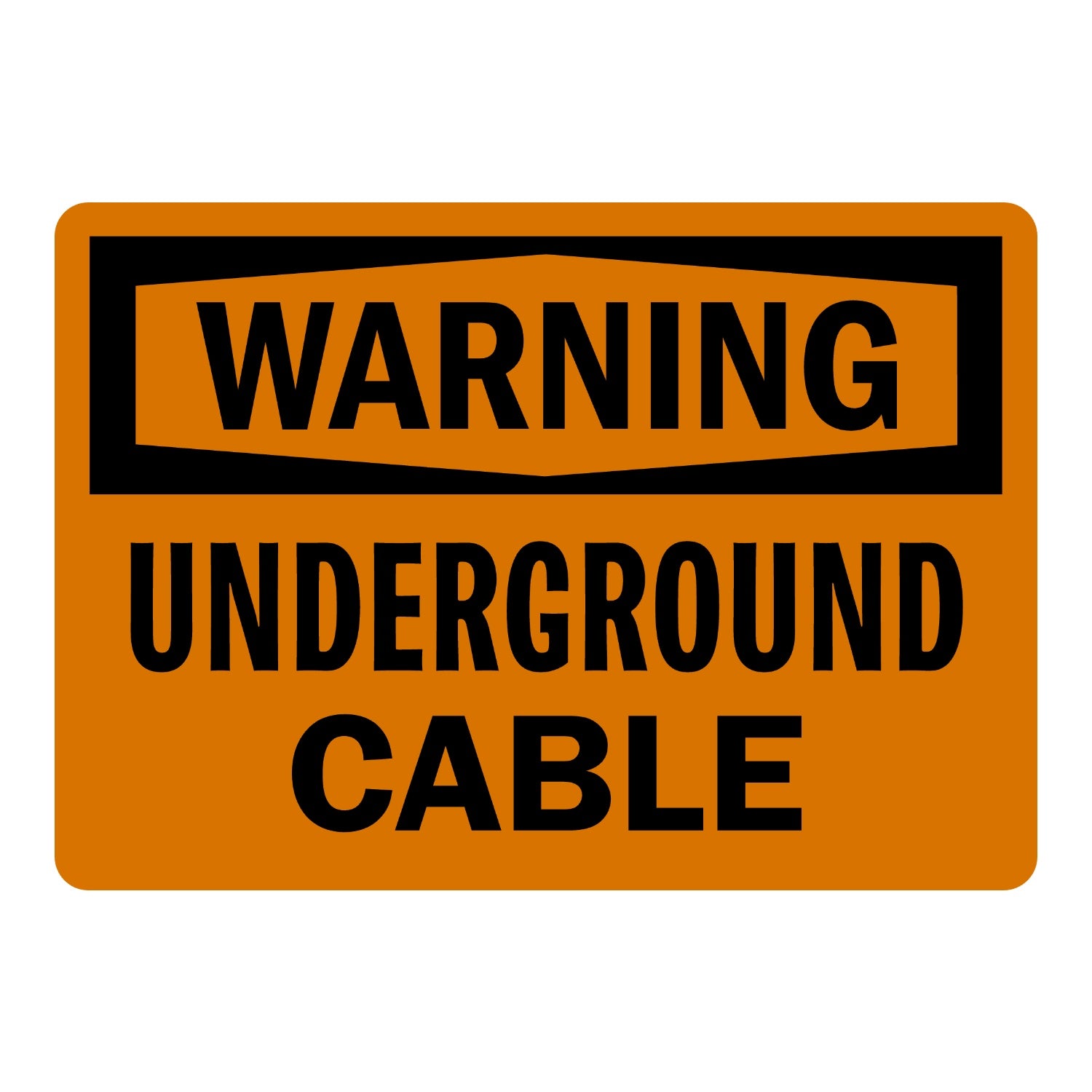 OSHA Warning: Underground Cable